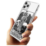 Temperance Tarot Card - Transparent Black Impact Phone Case for iPhone 11 Pro Max