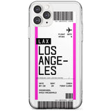 Los Angeles Boarding Pass iPhone Case  Slim Case Custom Phone Case - Case Warehouse