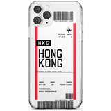 Hong Kong Boarding Pass iPhone Case  Slim Case Custom Phone Case - Case Warehouse