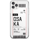 Osaka Boarding Pass iPhone Case  Slim Case Custom Phone Case - Case Warehouse