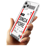 Singapore Boarding Pass iPhone Case   Custom Phone Case - Case Warehouse