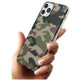 Green and Brown Camo Slim TPU Phone Case for iPhone 11 Pro Max