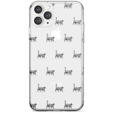 British Shorthair Cat Pattern Slim TPU Phone Case for iPhone 11 Pro Max