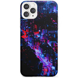 Arial City View - Neon Cities Photographs Slim TPU Phone Case for iPhone 11 Pro Max