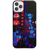 Red & Turquoise - Neon Cities Photographs Slim TPU Phone Case for iPhone 11 Pro Max