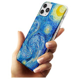 The Starry Night by Vincent Van Gogh Black Impact Phone Case for iPhone 11 Pro Max