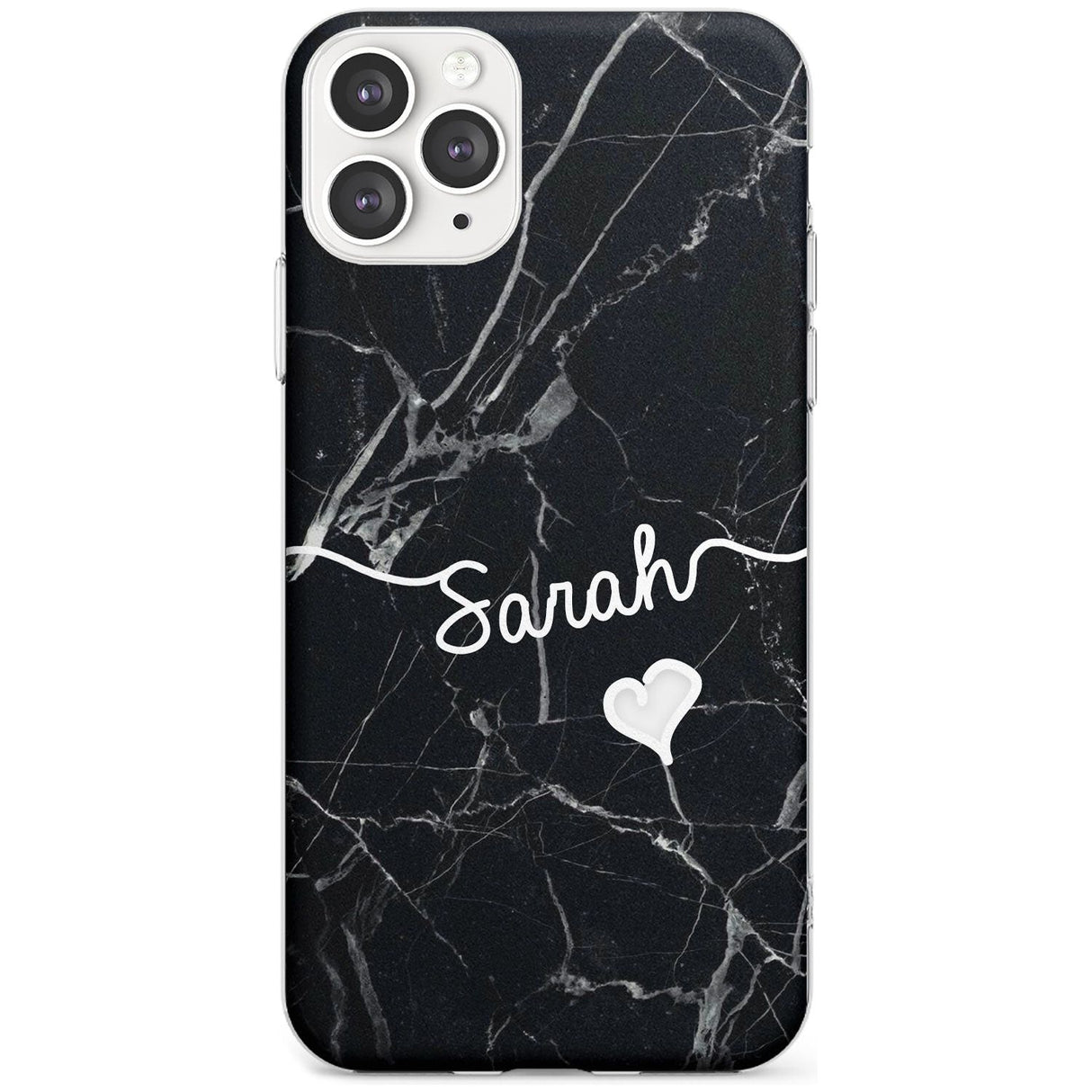 Black Marble iPhone Case  Slim Case Custom Phone Case - Case Warehouse