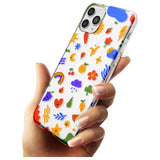 Mixed Cute Icon Pattern - Clear iPhone Case Slim TPU Phone Case Warehouse 11 Pro Max