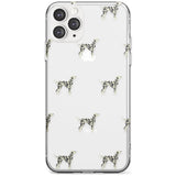 Dalmation Dog Pattern Clear Slim TPU Phone Case for iPhone 11 Pro Max