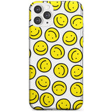 Happy Face Clear Pattern iPhone Case  Slim Case Phone Case - Case Warehouse