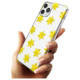 Daffodils Transparent Pattern Slim TPU Phone Case for iPhone 11 Pro Max