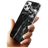 Black Onyx Marble Texture Black Impact Phone Case for iPhone 11 Pro Max