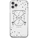 Gemini Emblem - Transparent Design Slim TPU Phone Case for iPhone 11 Pro Max