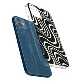 Damascus Steel Impact Phone Case for iPhone 11, iphone 12