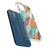 Abstract Leaves Impact Phone Case for iPhone 11, iphone 12