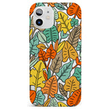 Abstract Leaves Impact Phone Case for iPhone 11, iphone 12