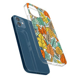 Abstract Leaves Impact Phone Case for iPhone 11, iphone 12