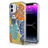 Abstract Leaves Impact Phone Case for iPhone 11, iphone 12