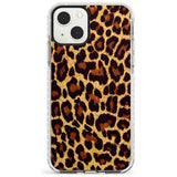 Gold Leopard Print Phone Case iPhone 13 Mini / Impact Case Blanc Space