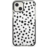 Dalmatian Print Phone Case iPhone 13 Mini / Black Impact Case Blanc Space