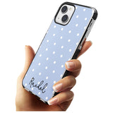 Personalised Simple Light Blue Dots Custom Phone Case iPhone 15 Pro Max / Black Impact Case,iPhone 15 Plus / Black Impact Case,iPhone 15 Pro / Black Impact Case,iPhone 15 / Black Impact Case,iPhone 15 Pro Max / Impact Case,iPhone 15 Plus / Impact Case,iPhone 15 Pro / Impact Case,iPhone 15 / Impact Case,iPhone 15 Pro Max / Magsafe Black Impact Case,iPhone 15 Plus / Magsafe Black Impact Case,iPhone 15 Pro / Magsafe Black Impact Case,iPhone 15 / Magsafe Black Impact Case,iPhone 14 Pro Max / Black Impact Case,i