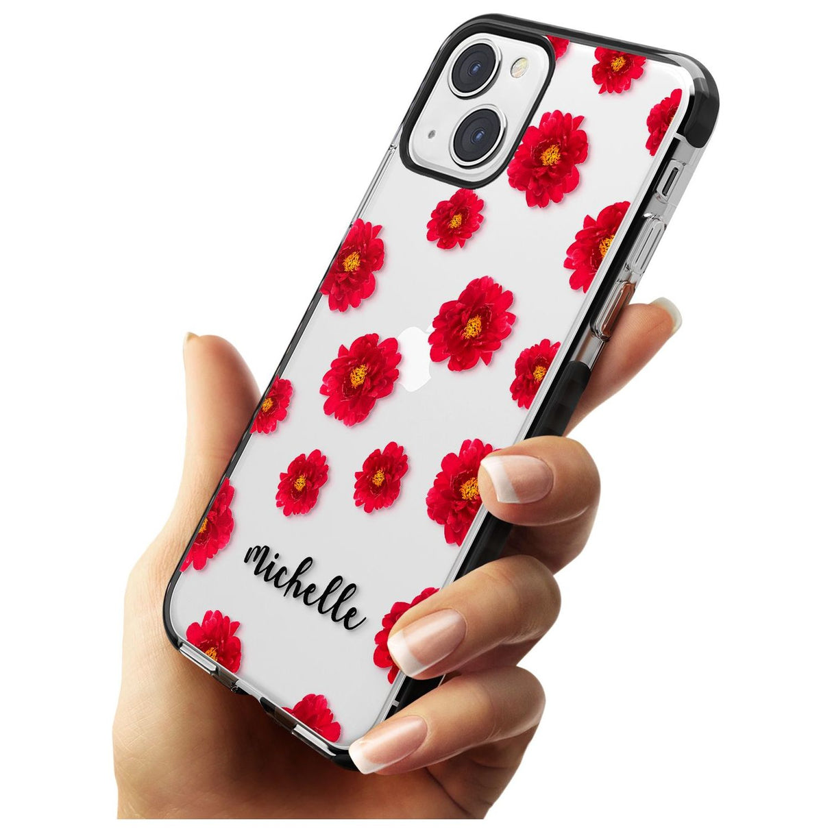 Personalised Red Peonies & Cursive Custom Phone Case iPhone 15 Pro Max / Black Impact Case,iPhone 15 Plus / Black Impact Case,iPhone 15 Pro / Black Impact Case,iPhone 15 / Black Impact Case,iPhone 15 Pro Max / Impact Case,iPhone 15 Plus / Impact Case,iPhone 15 Pro / Impact Case,iPhone 15 / Impact Case,iPhone 15 Pro Max / Magsafe Black Impact Case,iPhone 15 Plus / Magsafe Black Impact Case,iPhone 15 Pro / Magsafe Black Impact Case,iPhone 15 / Magsafe Black Impact Case,iPhone 14 Pro Max / Black Impact Case,iP