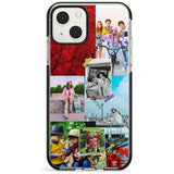 Personalised Photo Collage Black Impact Phone Case for iPhone 13 & 13 Mini