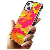 Neon Camo Black Impact Phone Case for iPhone 13 & 13 Mini