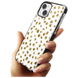 Gold Look on White Dalmatian Polka Dot Spots Phone Case iPhone 15 Pro Max / Black Impact Case,iPhone 15 Plus / Black Impact Case,iPhone 15 Pro / Black Impact Case,iPhone 15 / Black Impact Case,iPhone 15 Pro Max / Impact Case,iPhone 15 Plus / Impact Case,iPhone 15 Pro / Impact Case,iPhone 15 / Impact Case,iPhone 15 Pro Max / Magsafe Black Impact Case,iPhone 15 Plus / Magsafe Black Impact Case,iPhone 15 Pro / Magsafe Black Impact Case,iPhone 15 / Magsafe Black Impact Case,iPhone 14 Pro Max / Black Impact Case