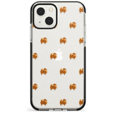 Pomeranian Dog Pattern Clear