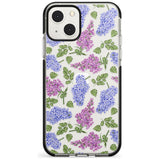 Purple Blossoms Transparent Floral