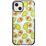 Avocado Love Black Impact Phone Case for iPhone 13 & 13 Mini