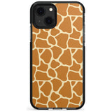 Giraffe Pattern Black Impact Phone Case for iPhone 13 & 13 Mini