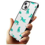 Turquoise Tiger Jungle Cat Pattern