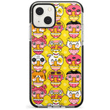 Ramen Noodle Kawaii Pattern Black Impact Phone Case for iPhone 13 & 13 Mini