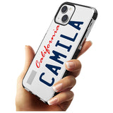 California License Plate Custom Phone Case iPhone 15 Pro Max / Black Impact Case,iPhone 15 Plus / Black Impact Case,iPhone 15 Pro / Black Impact Case,iPhone 15 / Black Impact Case,iPhone 15 Pro Max / Impact Case,iPhone 15 Plus / Impact Case,iPhone 15 Pro / Impact Case,iPhone 15 / Impact Case,iPhone 15 Pro Max / Magsafe Black Impact Case,iPhone 15 Plus / Magsafe Black Impact Case,iPhone 15 Pro / Magsafe Black Impact Case,iPhone 15 / Magsafe Black Impact Case,iPhone 14 Pro Max / Black Impact Case,iPhone 14 Pl