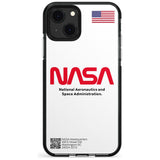 NASA The Worm Black Impact Phone Case for iPhone 13 & 13 Mini