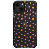 Spangling Stars Pattern Black Impact Phone Case for iPhone 13 & 13 Mini