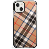 Haymarket Check Phone Case iPhone 13 Mini / Black Impact Case Blanc Space