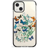 European Butterflies Black Impact Phone Case for iPhone 13 & 13 Mini