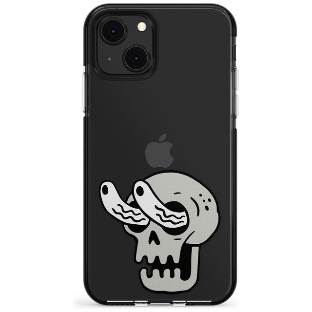 Skull Eyes Black Impact Phone Case for iPhone 13 & 13 Mini