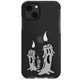 Candle Lit Black Impact Phone Case for iPhone 13 & 13 Mini