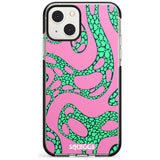 Alien Glow Phone Case iPhone 13 Mini / Black Impact Case Blanc Space