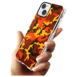 Orange Camo Impact Phone Case for iPhone 13 & 13 Mini