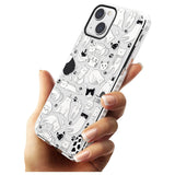 Cartoon Cat Collage - Black & White Phone Case iPhone 15 Pro Max / Black Impact Case,iPhone 15 Plus / Black Impact Case,iPhone 15 Pro / Black Impact Case,iPhone 15 / Black Impact Case,iPhone 15 Pro Max / Impact Case,iPhone 15 Plus / Impact Case,iPhone 15 Pro / Impact Case,iPhone 15 / Impact Case,iPhone 15 Pro Max / Magsafe Black Impact Case,iPhone 15 Plus / Magsafe Black Impact Case,iPhone 15 Pro / Magsafe Black Impact Case,iPhone 15 / Magsafe Black Impact Case,iPhone 14 Pro Max / Black Impact Case,iPhone 1