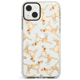 Yellow Labrador Watercolour Dog Pattern