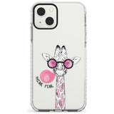 Think Pink Giraffe Impact Phone Case for iPhone 13 & 13 Mini