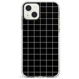 Simplistic Large Grid Pattern Black