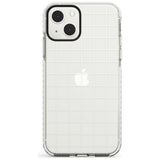 Simplistic Large Grid Pattern White (Transparent)