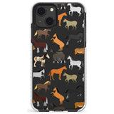 Horse Pattern Impact Phone Case for iPhone 13 & 13 Mini